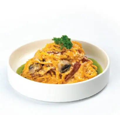 Spaghetti Yellow Carbonara
